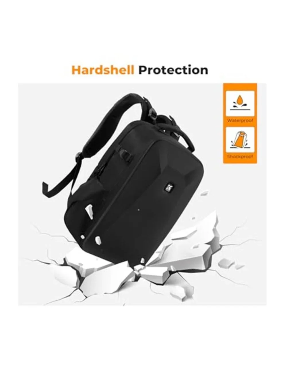 Men's Camera Backpack Hardshell Photography DSLR Camera Bag
